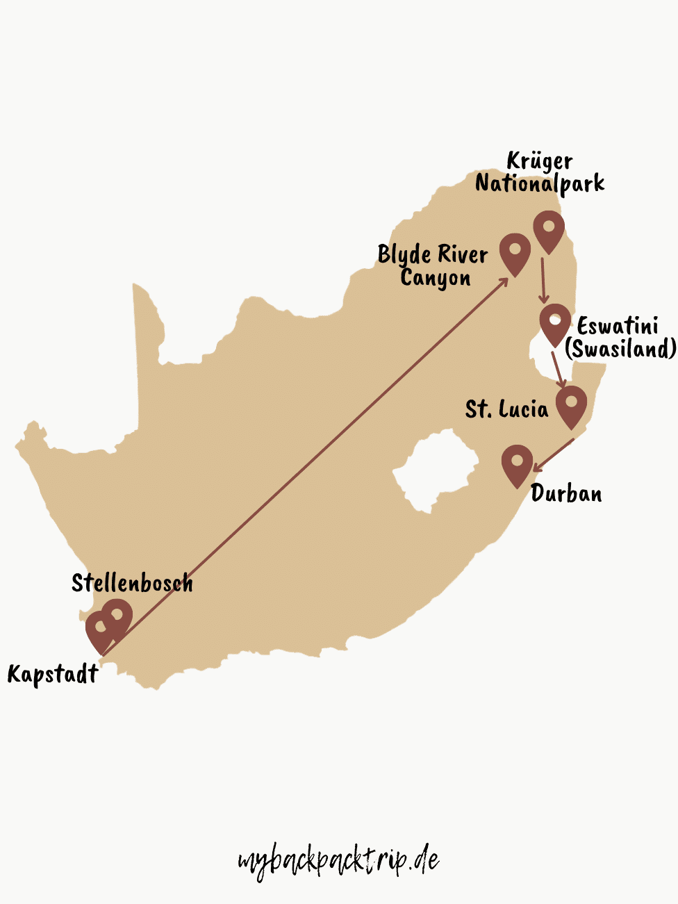 Rundreise Route Südafrika: Reisetipps & Highlights