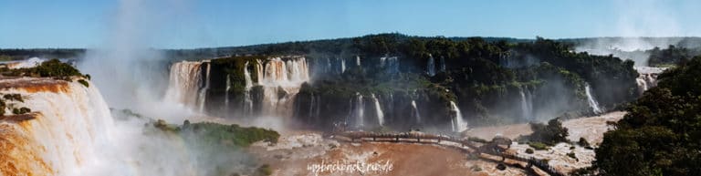 Panorama Iguazu Wasserfaelle Highlights