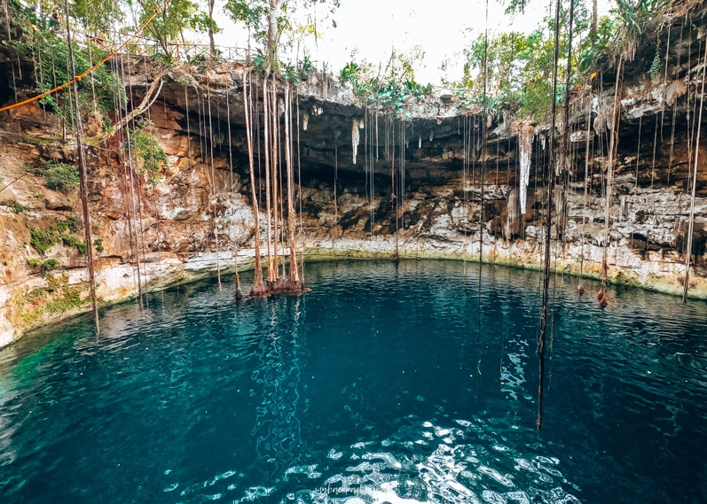 Cenote Secreto Maya Valladolid Mexiko Yucatan