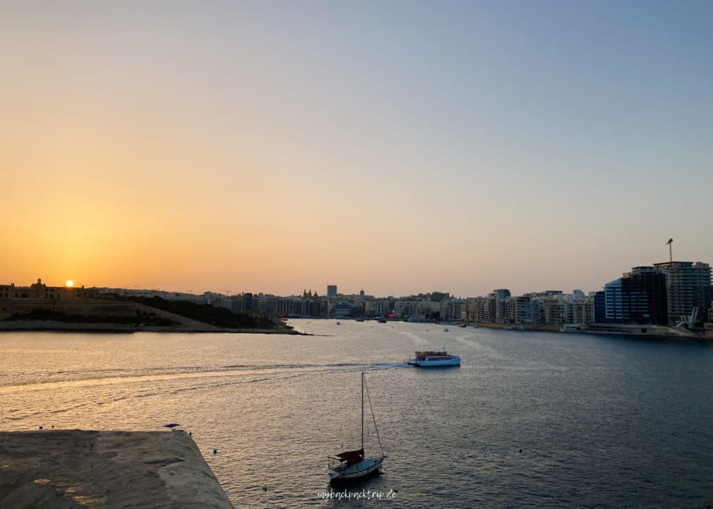 Harbour Valletta Sonnenuntergang Highlights