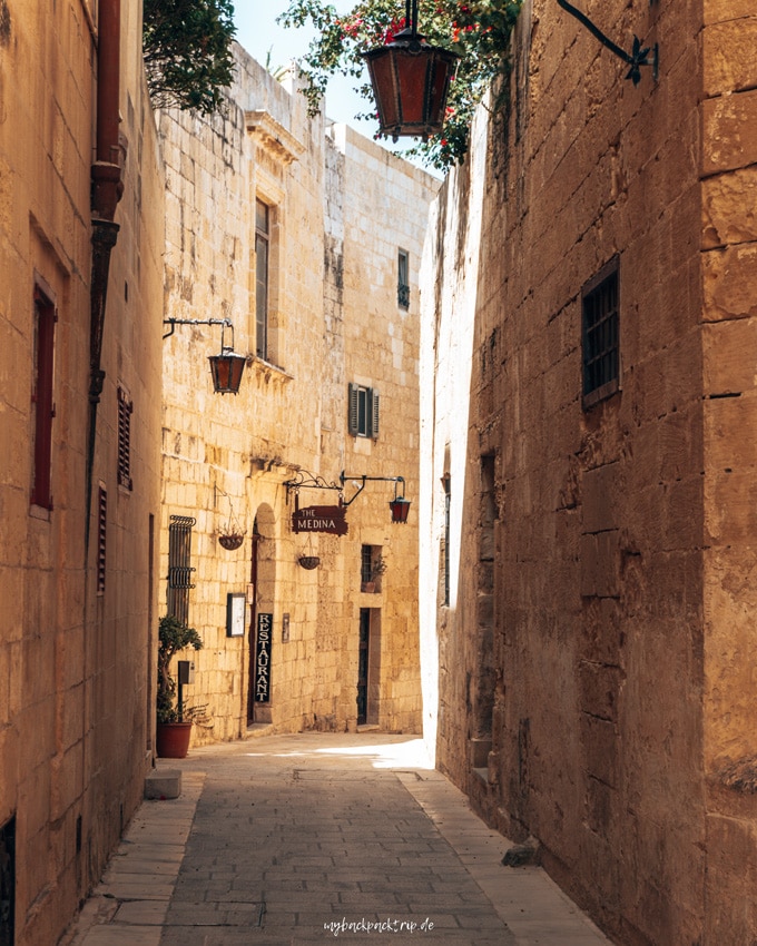 Gassen von Mdina, Malta