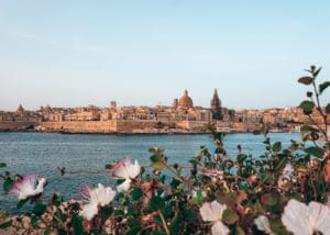 Panoramablick auf Valletta