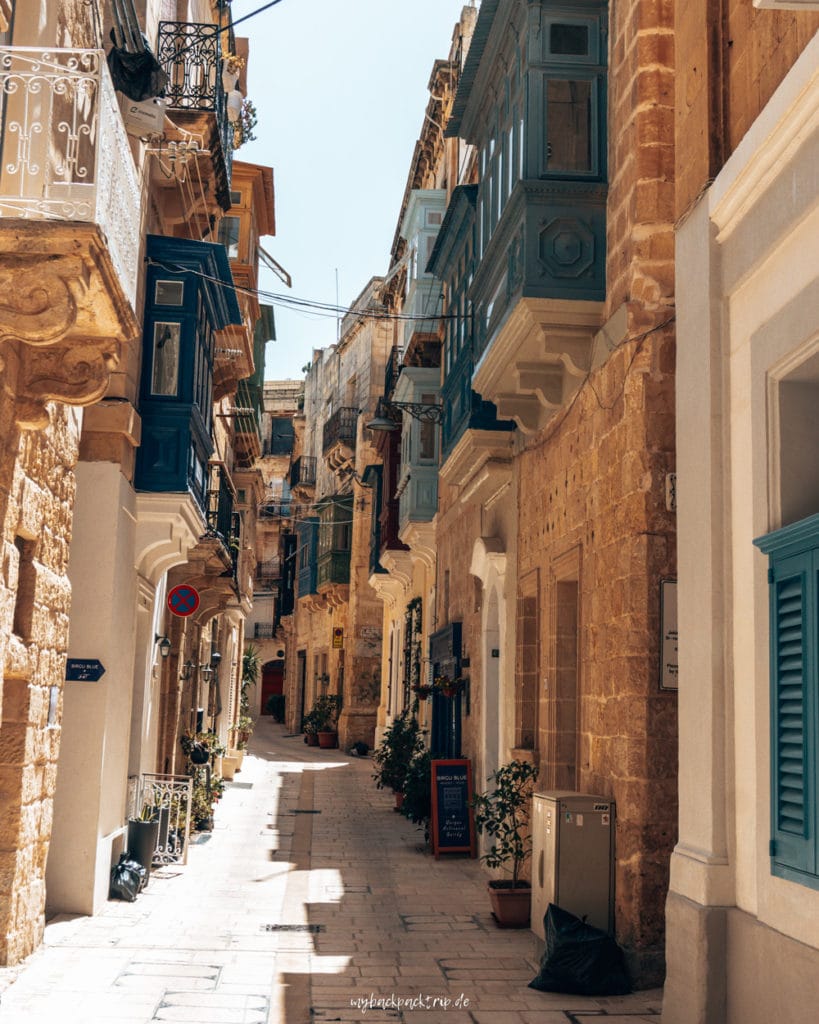 Vittoriosa Gassen Malta Sehenswuerdigkeiten