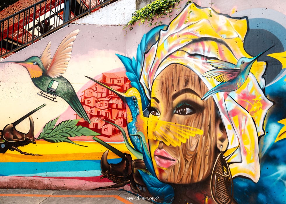 Streetart Medellin Kolumbien Reiseblog