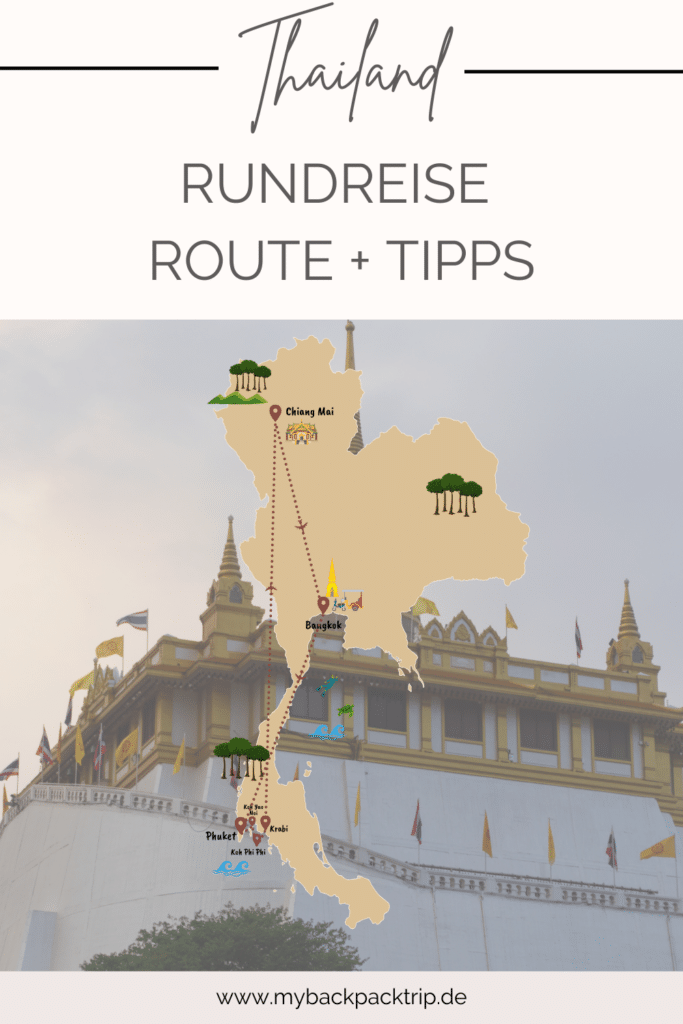 Thailand Rundreise Pin