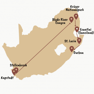 Rundreise Route Südafrika: Reisetipps & Highlights